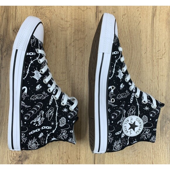 Converse All-Stars Chuck Taylor Sneakers 9.5 Special Design YOU Print 152620C - Picture 11 of 16